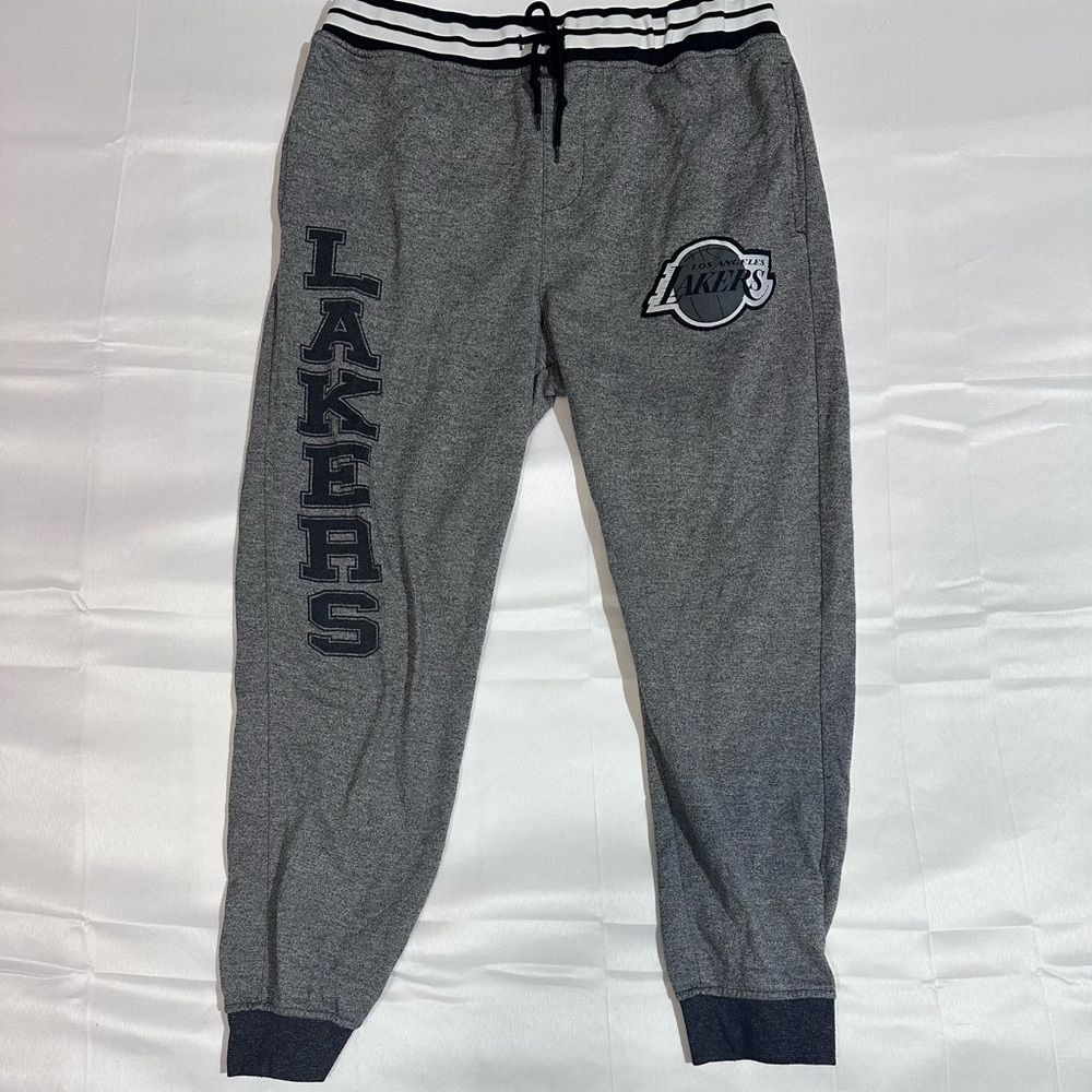 Ultra Game NBA Gear - Los Angeles Lakers Grey Sweatpants - Mens XL